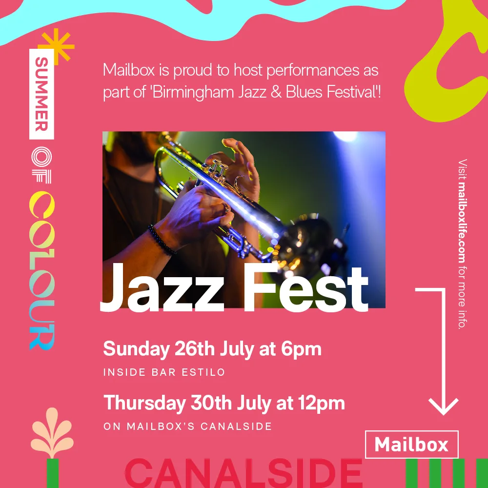 Birmingham Jazz and Blues Festival Performances 4 B5636 MAIL Summer of Colour JAZZ SOC TILE